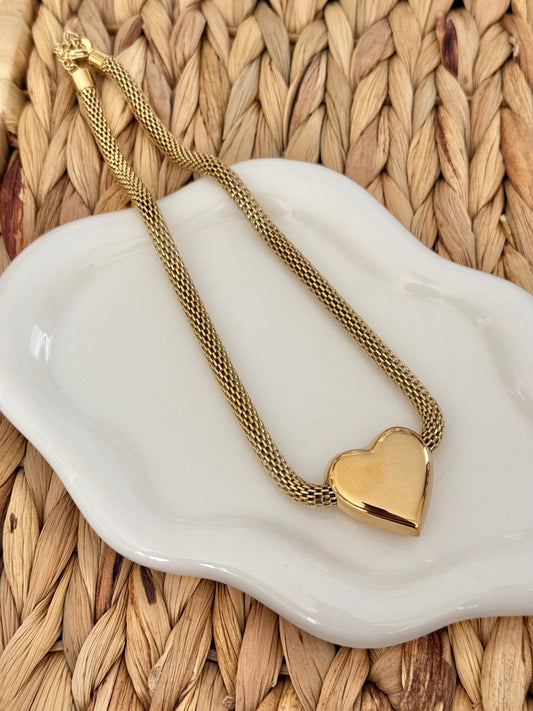 Love mesh gold