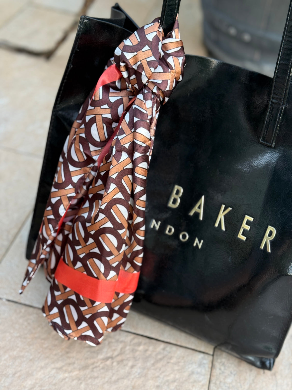 FG brown handkerchief