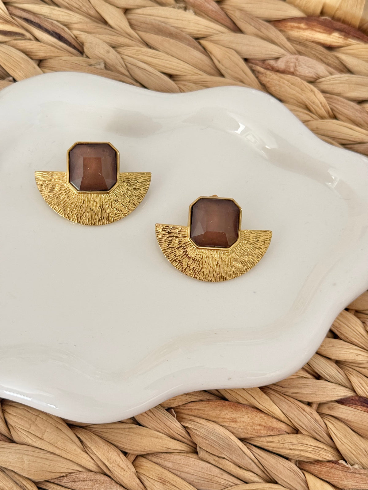 Autumn stud earrings