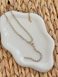 Dainty squares necklace