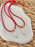 Ceramic fish necklace