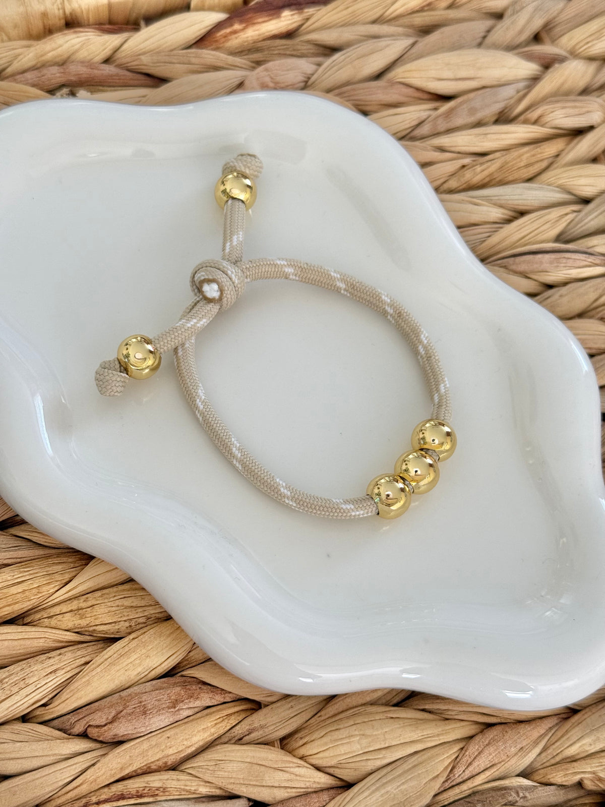 Three ball bracelet