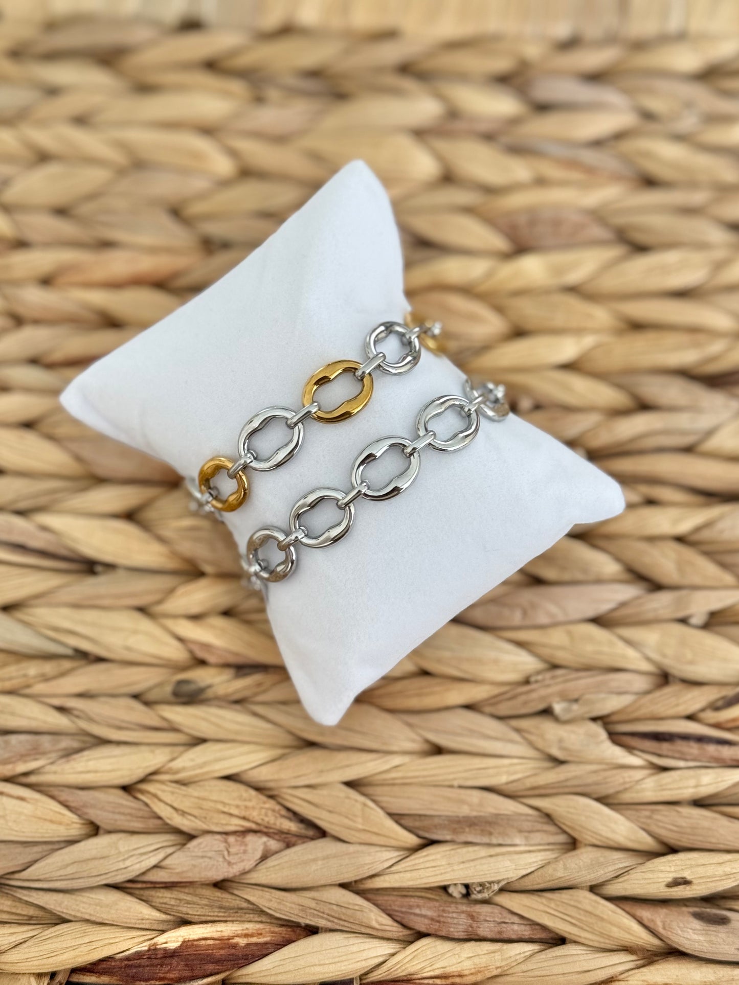 Linked bracelets