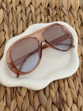 Sunglasses light brown/blue