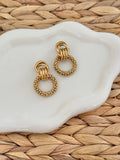 Circles elegant earrings