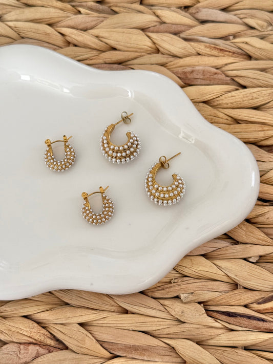 Pearls earrings