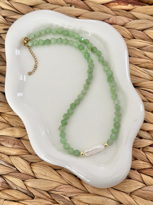 Green jade pearl