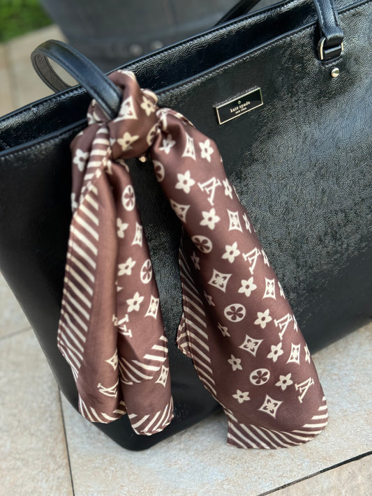 LV brown handkerchiefs
