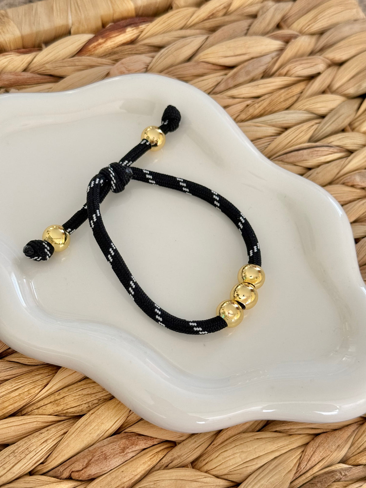 Three ball bracelet