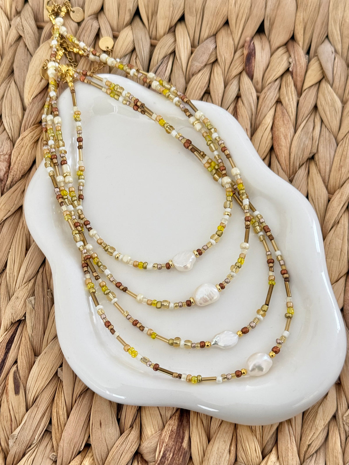 Fall tones necklace