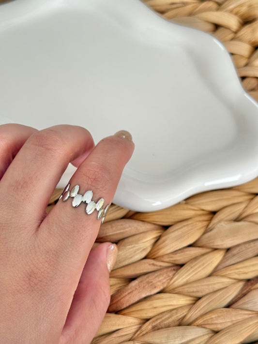 Dots silver ring