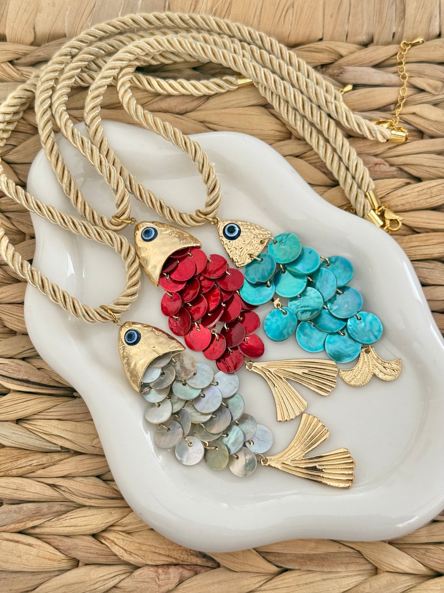 Colorful fish in nacar